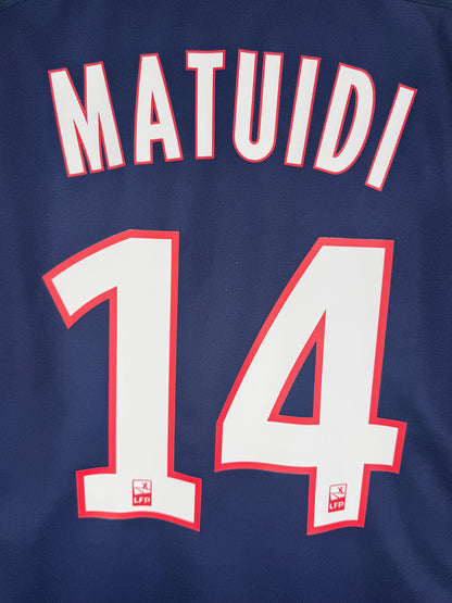 Flocage officiel arrière Matuidi 14 - Maillot PSG 2016-2017 Domicile