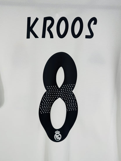 Flocage officiel arrière Kroos 8 - Maillot Real Madrid 2018-2019 Domicile